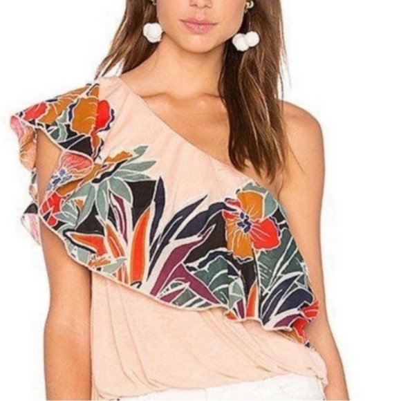 Free People Tops - NWT Free People Annka Bubble One Shoulder Top